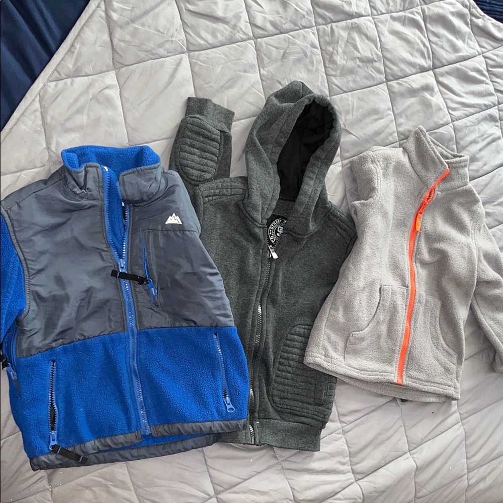 Place Blue and Gray Hoodie and Jacket Trio